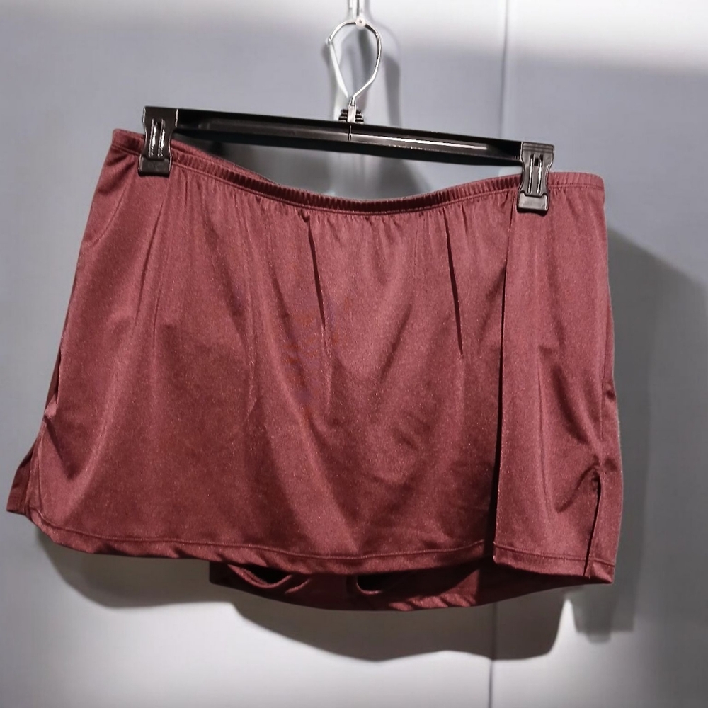 SWIM by Cacique Swim Suit Skirt Bathing Suit Bottom Purple Womans